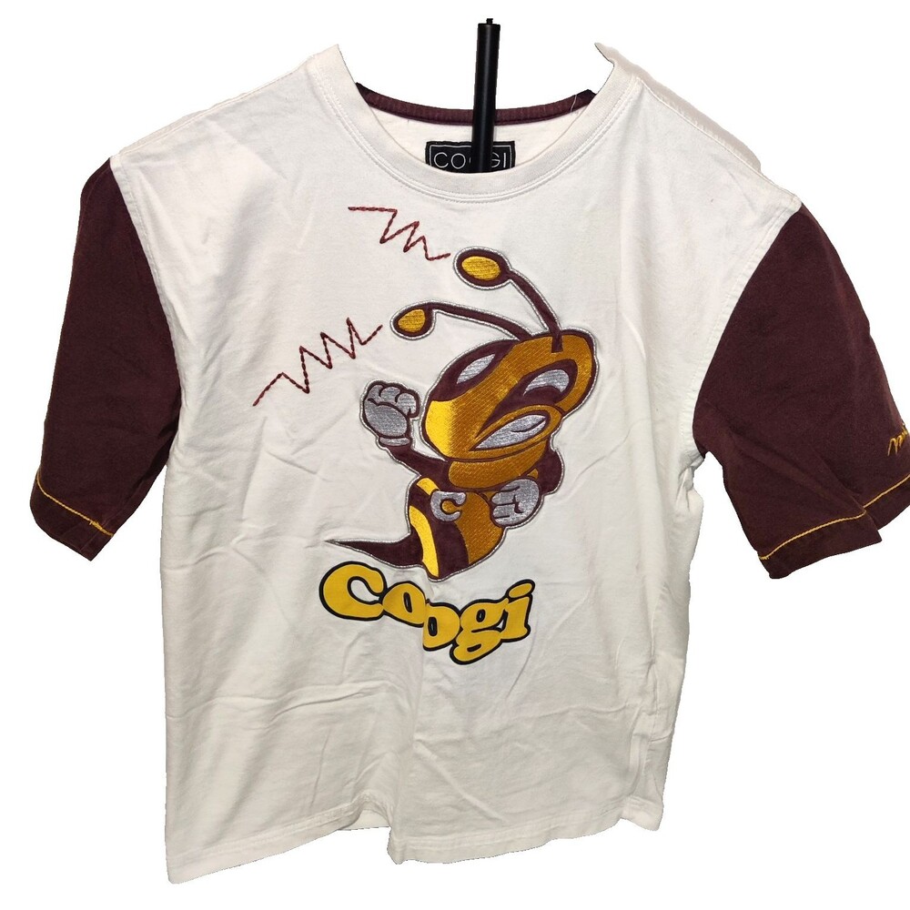 Vintage Coogi Women's /Teen's M- T Shirt Graphic T Wasp/ Hornet Stitched Print